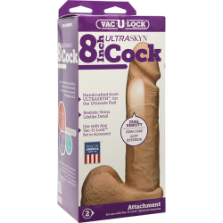 Doc Johnson Gode Vac-U-Lock UltraSkyn 19 x 4.5cm